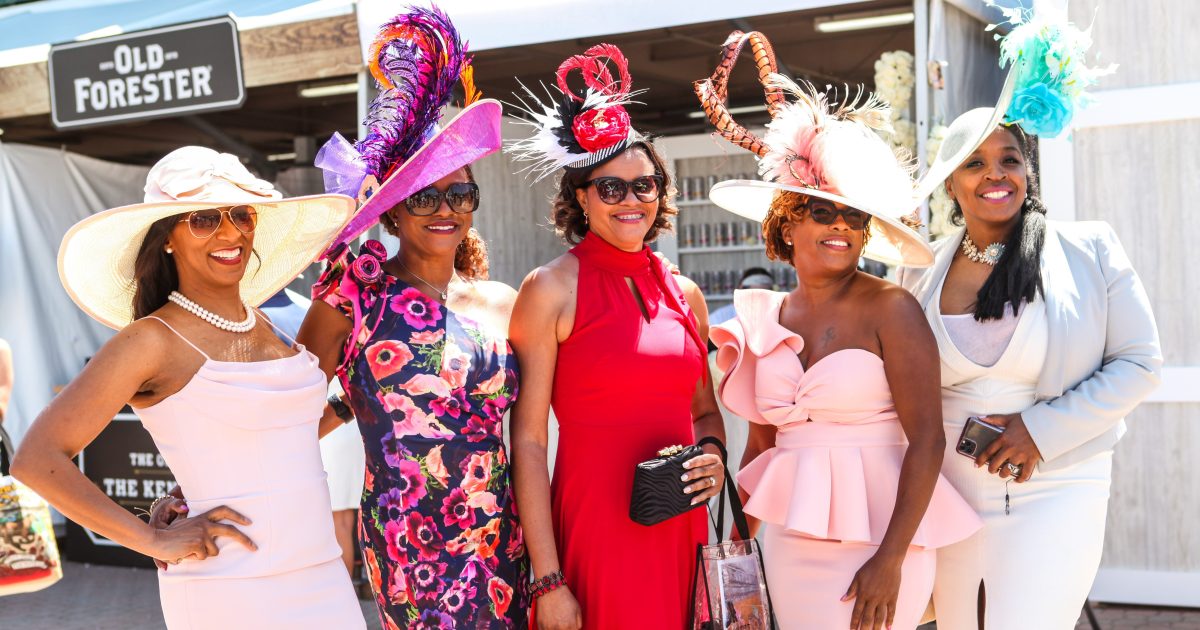 Derby dresses and hats on sale