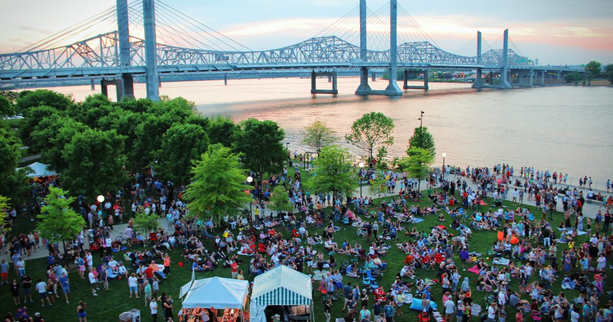 Louisville Waterfront Park  Louisville waterfront park